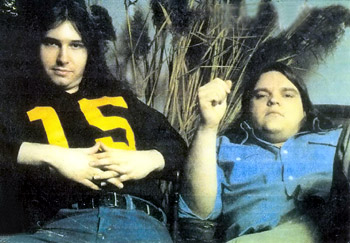 Jim Steinman and Meat Loaf, colour photo 1978