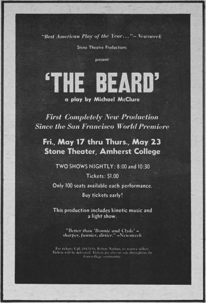 advert for The Beard