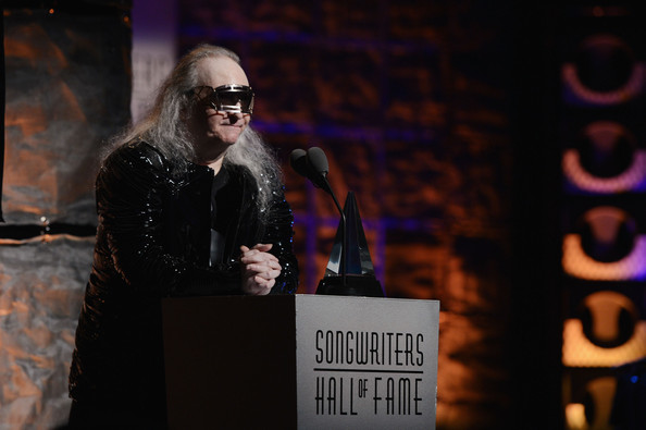 Jim Steinman receiving his Songwriters Hall Of Fame award