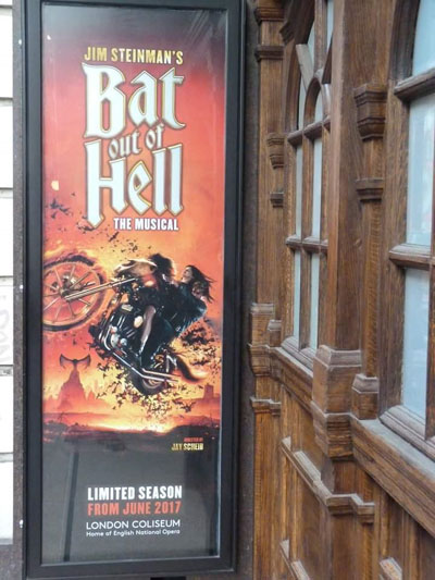 banner poster for Bat Out Of Hell The Musical