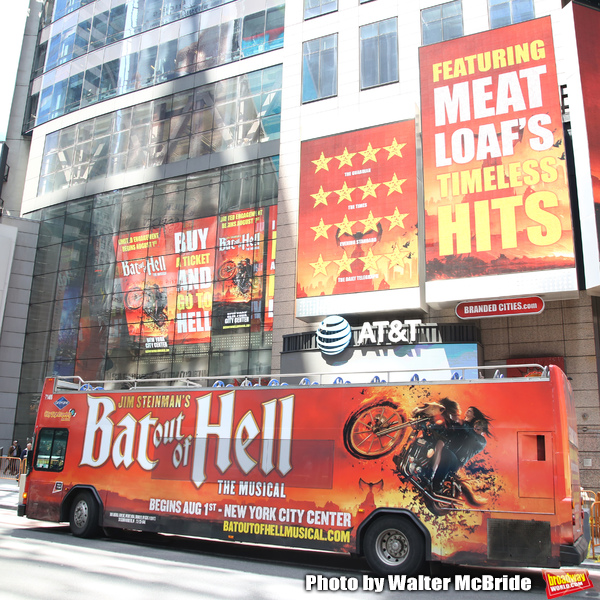 Bat Out Of Hell The Musical promotion in Times Square
