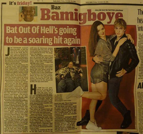 scanned picture of this article as printed in the Daily Mail