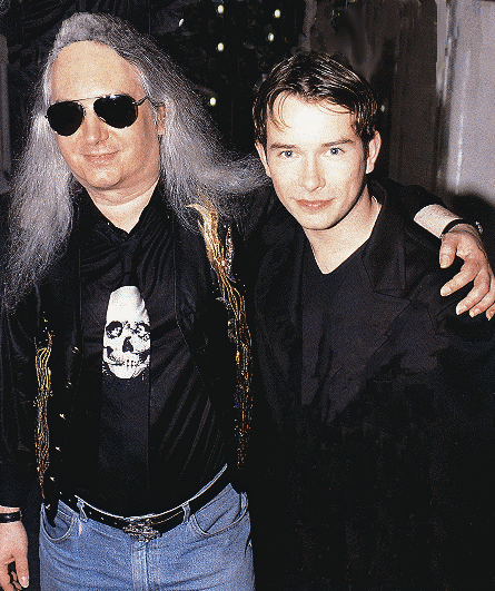 Steve and Jim Steinman at Top Of The Pops
