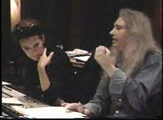 Celine Dion and Jim Steinman working together