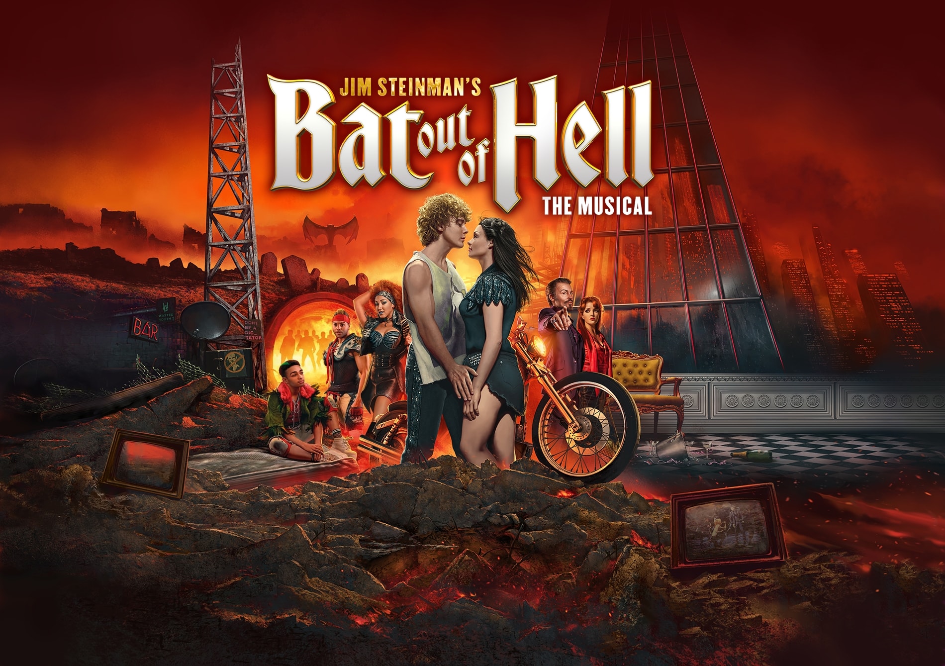 Jim Steinman's Bat Out Of Hell The Musical at the Dominion Theatre, London until 5th January 2019
